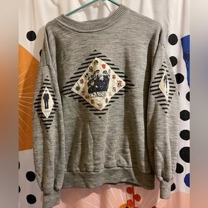 Vintage wool Navy sweatshirt